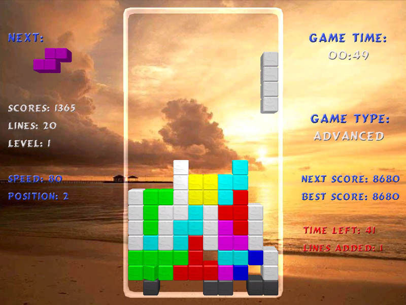 �������� � ���� Tetris Arena