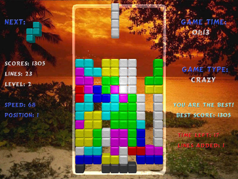 �������� � ���� Tetris Arena