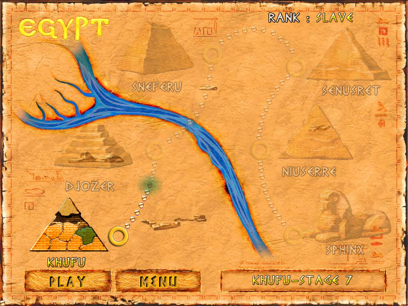 �������� � ���� Brickshooter Egypt